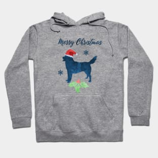 Merry Christmas Husky Art Hoodie